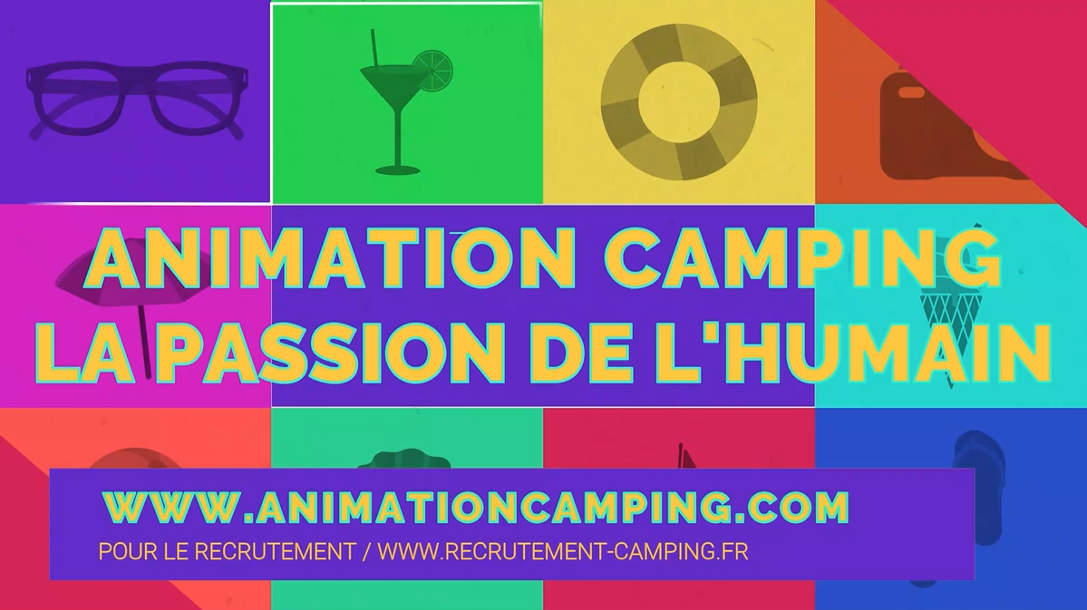 animation camping et recrutement tourisme